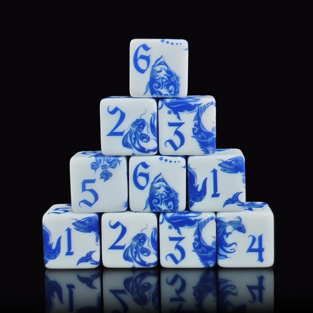 12Pcs Blue And White Porcelain - đánh giá và giá Board Game Live