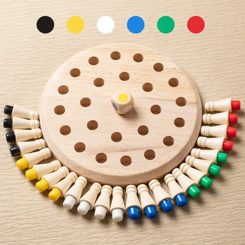 1PC Wooden Memory Match Stick  - đánh giá và giá Board Game Of Life