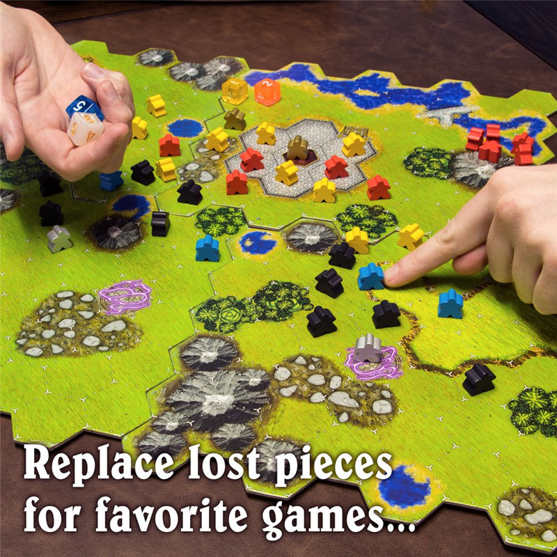 14 Miếng Gỗ Hình Người Meeples - đánh giá và giá Board Game Catan